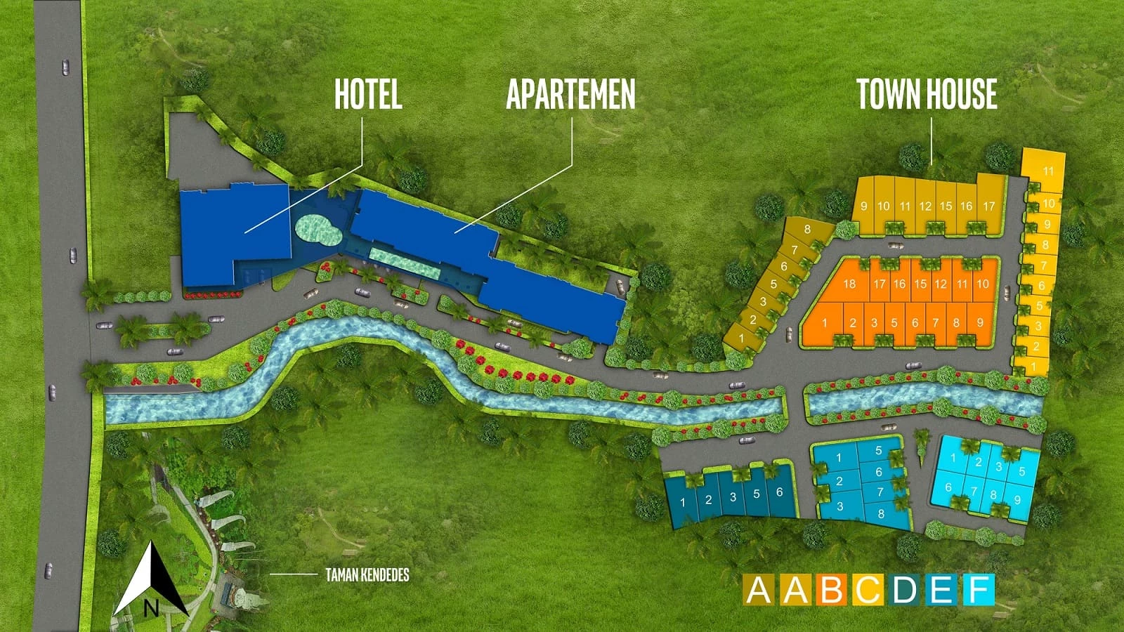 Site-Plan-Apartment-The-Kalindra-Malang